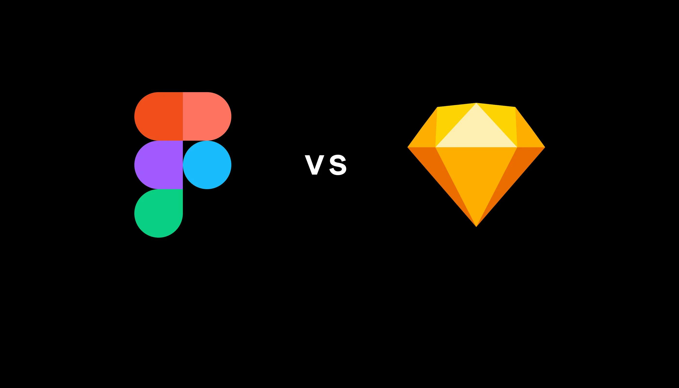 figma logo vs. sketch logo
